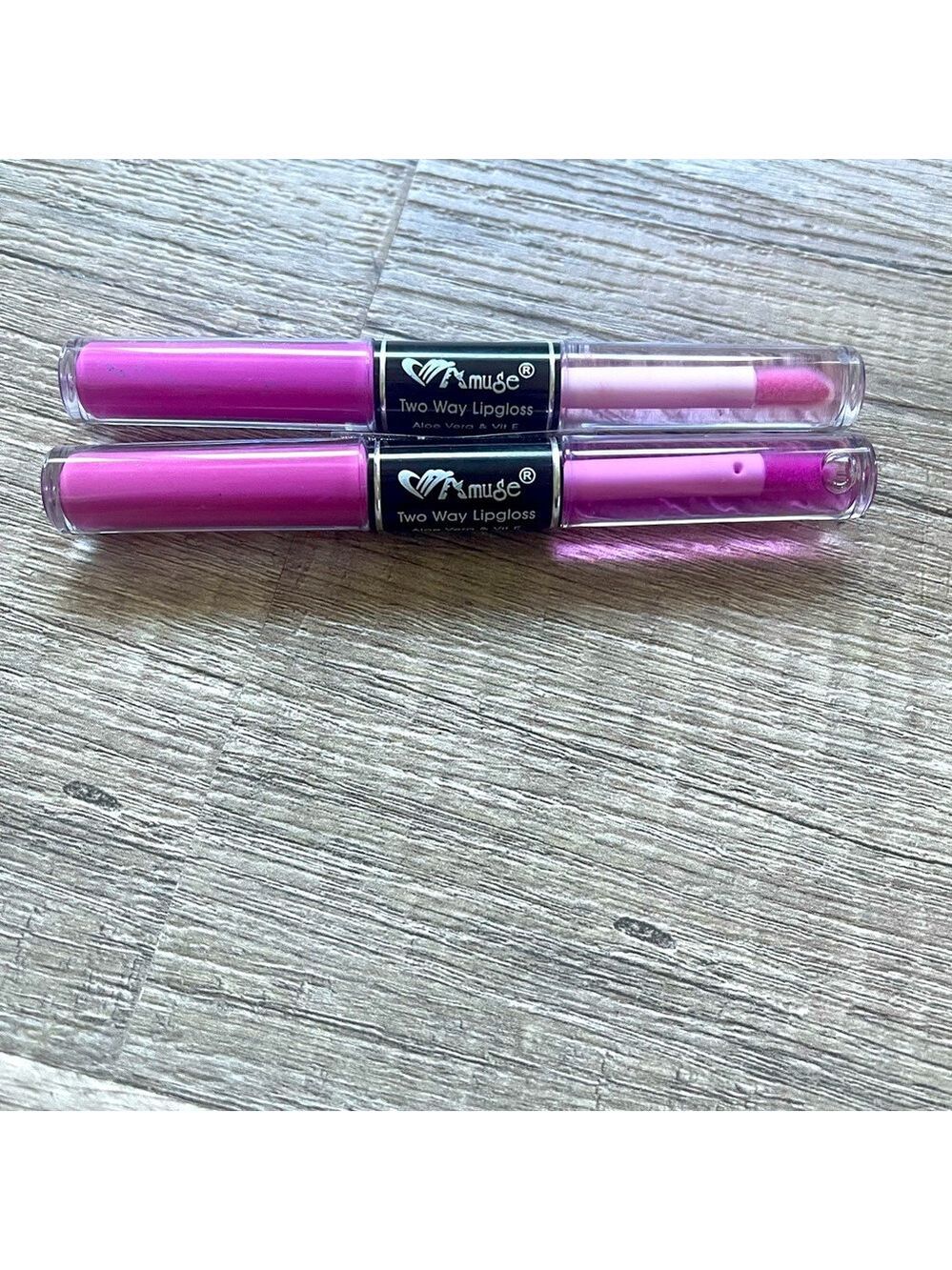 Set of 2 Amuse Pink Lipgloss Set